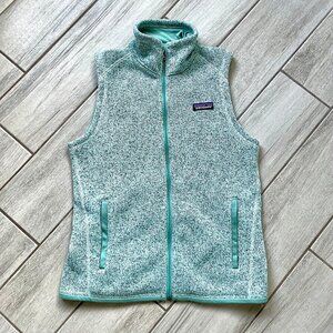 Patagonia Vest Better Sweater Fleece Heather Green Small